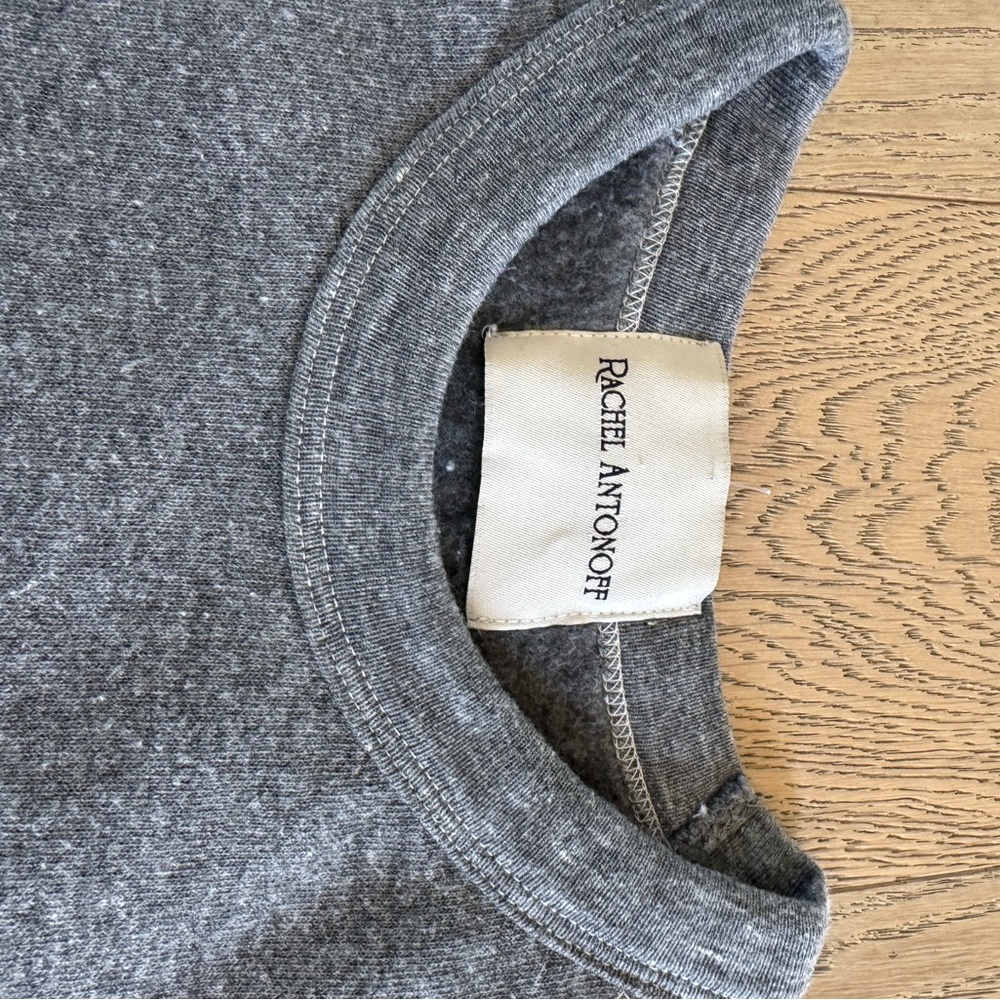 Rachel Antonoff Birdie Forever Rare Sweatshirt Grey Large - Picture 3 of 5